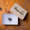 Sterling Silver Rat Pin