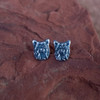 Sterling Silver Yorkie Post Earrings