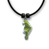 Enamel Green Amazon Parrot Necklace