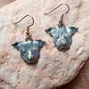 Pewter Pit Bull Earrings