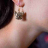 Bronze Corgi Earrings