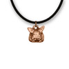 Bronze Bunny Necklace