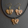 Bronze Elephant Necklace