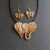 Bronze Elephant Earrings