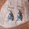 Pewter Large Hamster Earrings