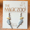 Enamel Cockatiel Earrings