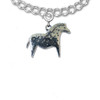 Sterling Silver Spotted Cave Horse Charm