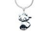 Sterling Silver Smiling Cat Pendant