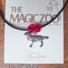 Pewter Labrador Full Body Necklace