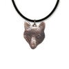 Bronze Wolf Necklace