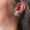 Sterling Silver Nubian Goat Post Earrings