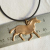 Bronze Fat Cave Horse Necklace