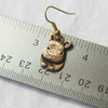 Bronze Small Netherland Dwarf Rabbit Earrings