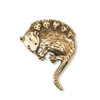 14K Solid Gold Opossum Pendant