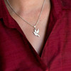 Sterling Silver Dove Pendant