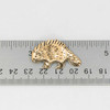 14K Gold Porcupine Brooch