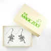 Sterling Silver Dragon Earrings