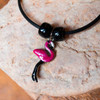 Enamel Flamingo Necklace