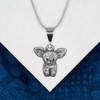 Sterling Silver Chihuahua Puppy Pendant