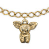 14K Solid Gold Chihuahua Puppy Charm