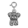 Sterling Silver Shorkie Charm