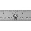 Sterling Silver Maltese Fluffy Puppy Charm