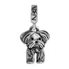 Sterling Silver Maltese Fluffy Puppy Charm on European Style Bead