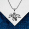Sterling Silver Havanese Angel Pendant