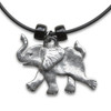 Pewter Elephant Necklace