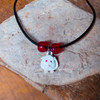 Enamel White Guinea Pig Necklace