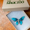 Enamel Blue Butterfly Pin