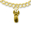 14k Solid Gold Llama Charm