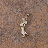 14k Solid Gold Dachshund Pendant