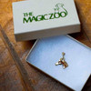 14k Solid Gold Quarter Horse Pendant