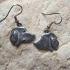 Pewter Golden Retriever Earrings