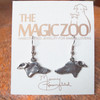 Pewter Greyhound Earrings