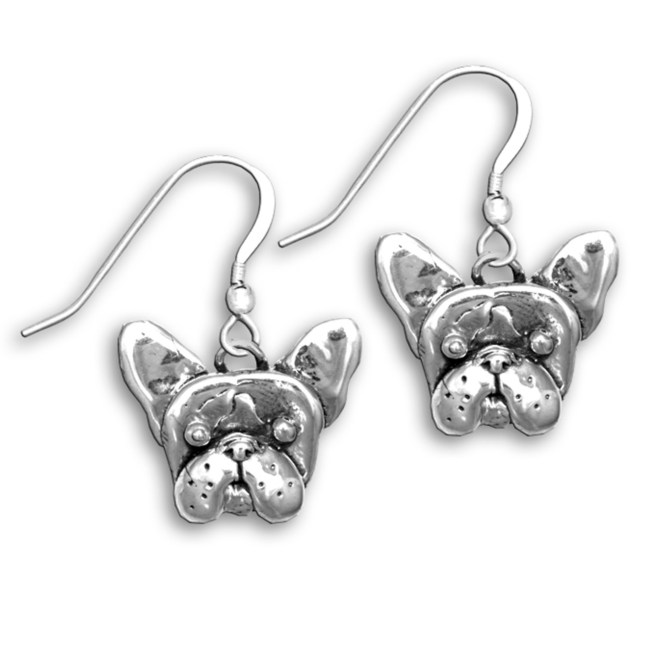 French bulldog shop earrings