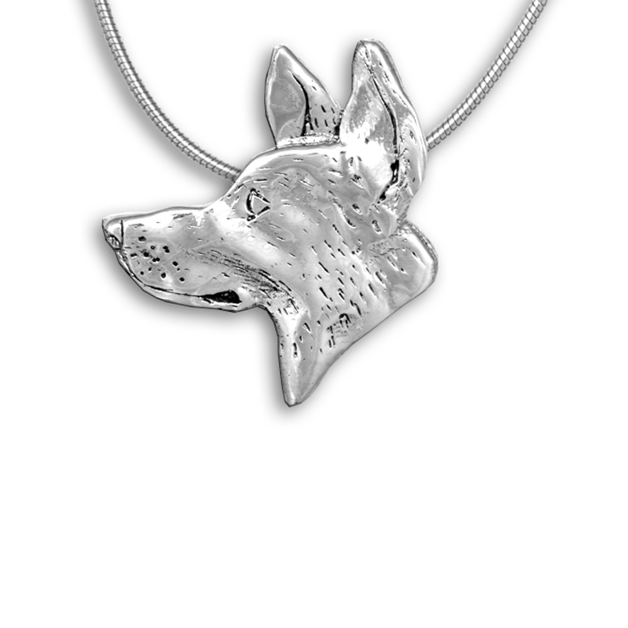 German Shepherd Necklace, GSD Necklace, Dog Necklace