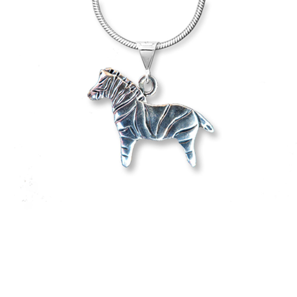 zebra necklace