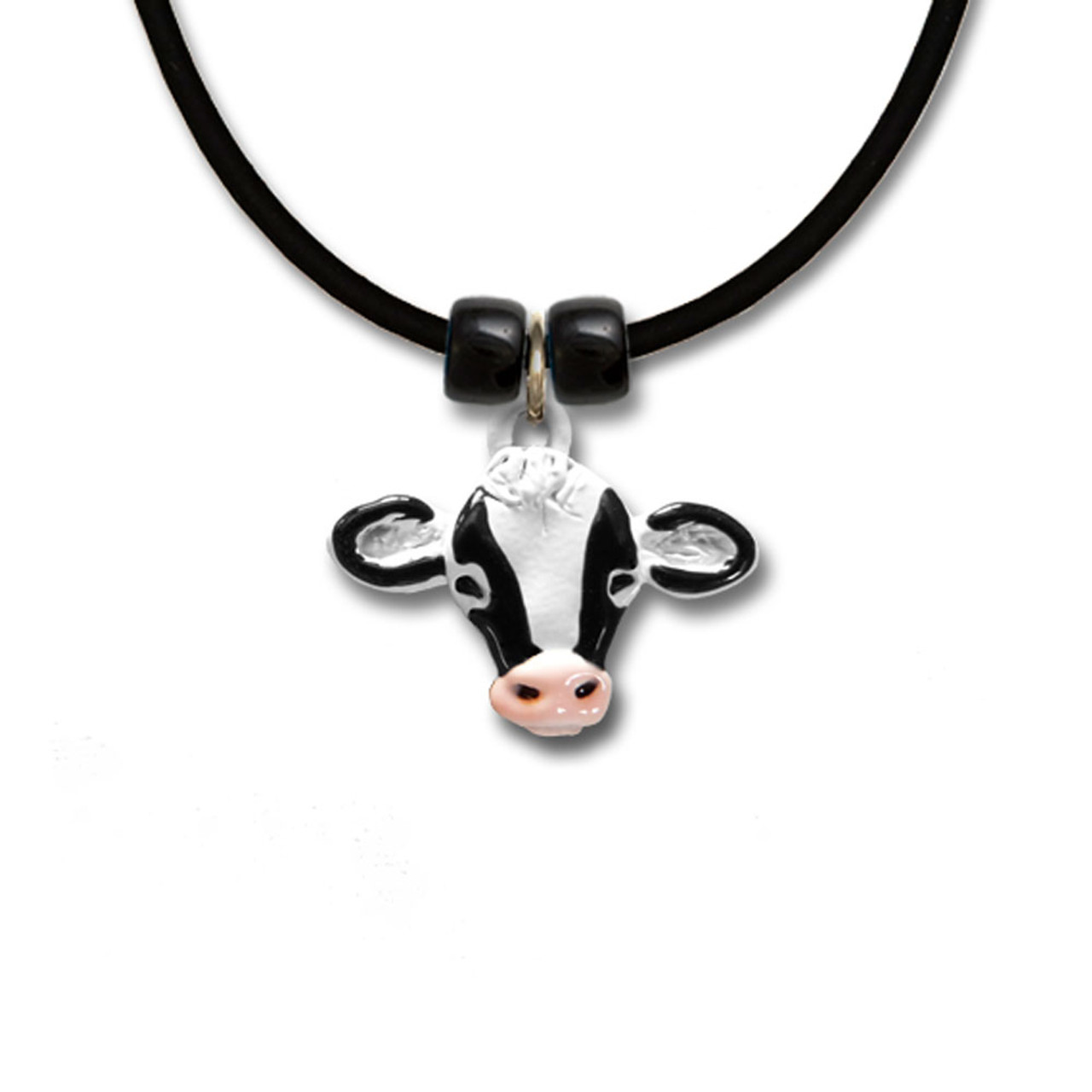 Cow Necklace Cow Earrings Cow Gift Pendant 925 Sterling Silver Jewelry–  romanticwork