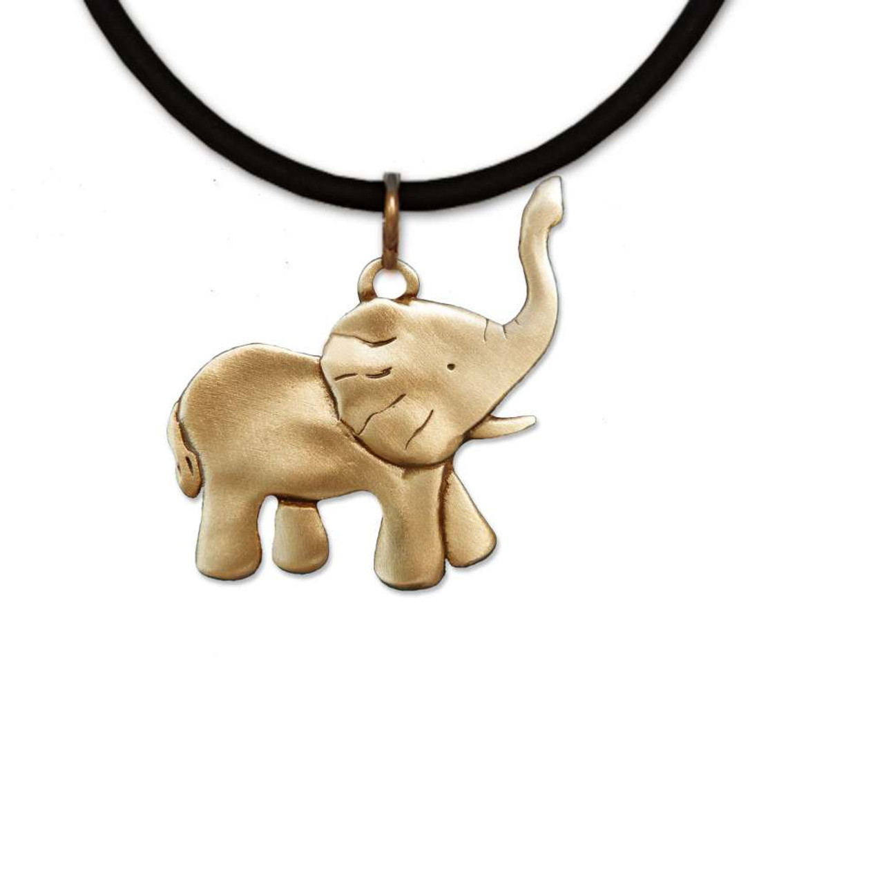 Bronze Elephant Full Body Necklace