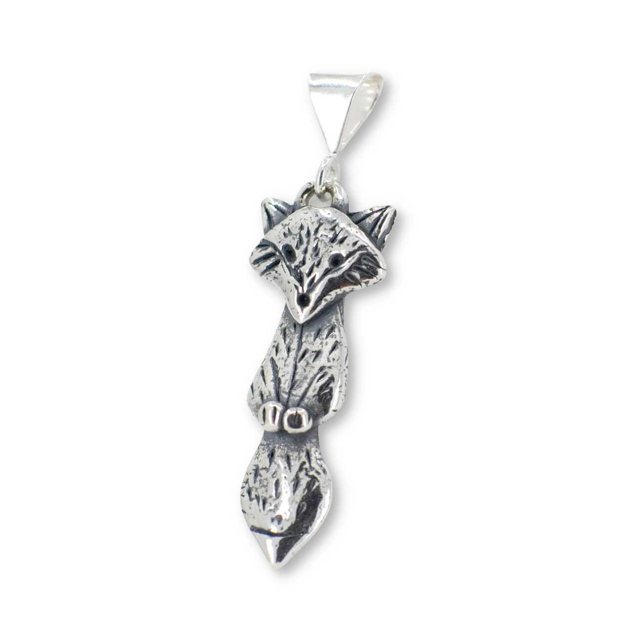 Cute Fox Animal Necklace S925 Sterling Silver Animal Jewelry Forever L