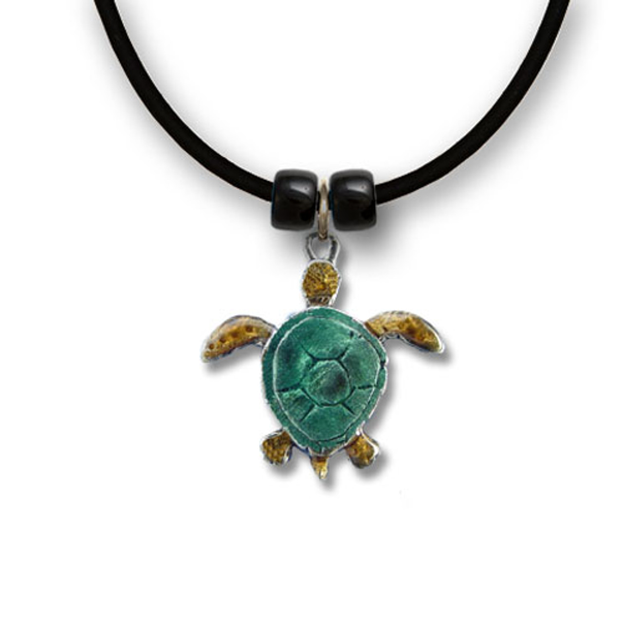 Green Opal Turtle Necklace | 24 Style