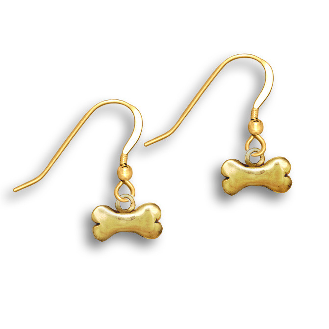 dog bone earrings
