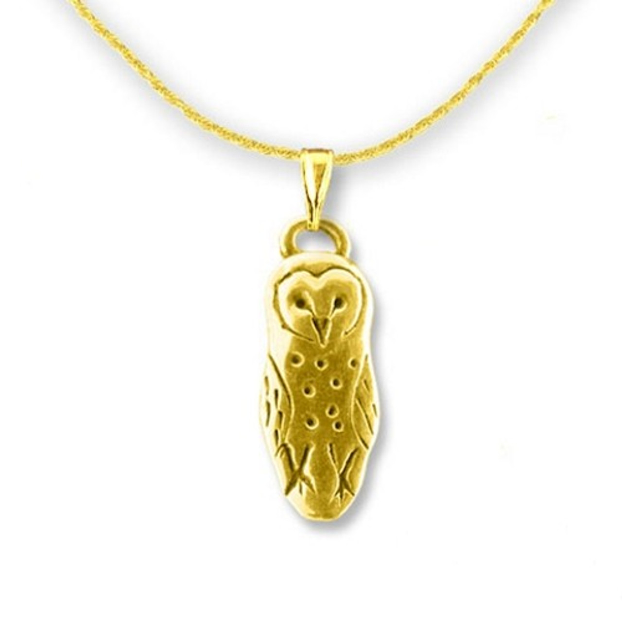 Long Gold Owl Necklace | eBay