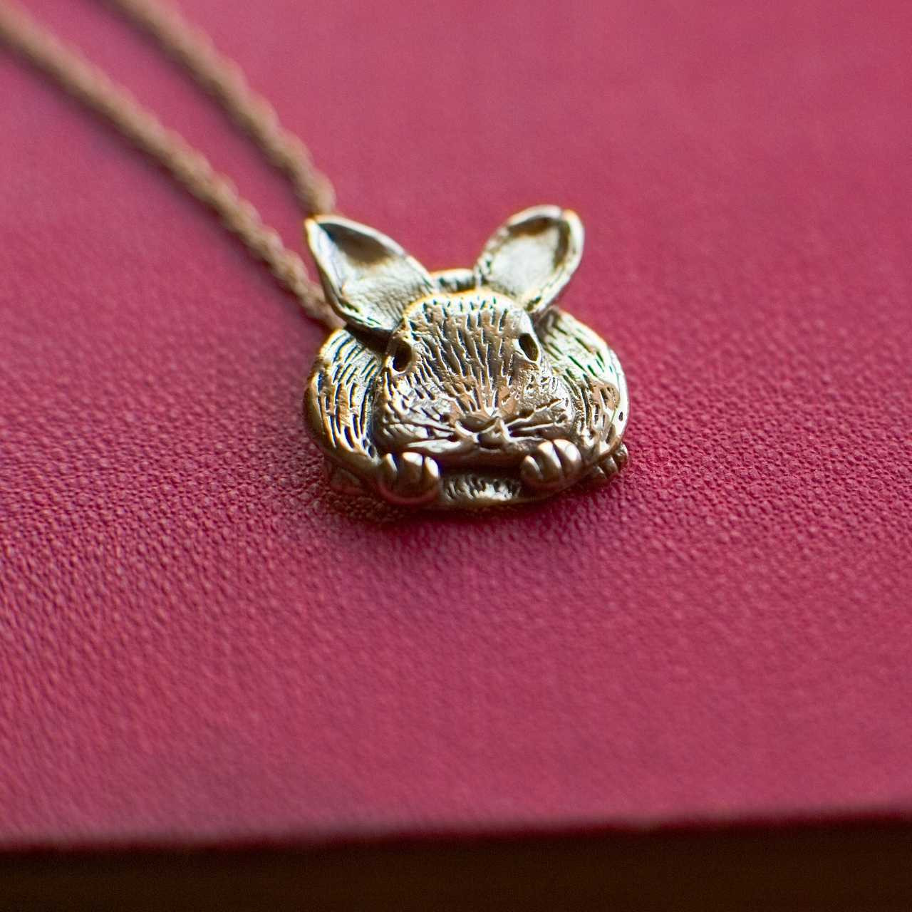 HONESTBOY Rabbit Gold Necklace-