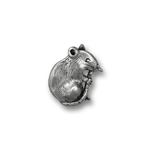 Pewter Mouse Lapel Pin