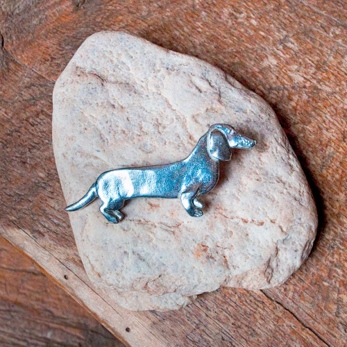 Pewter Dachshund Pin