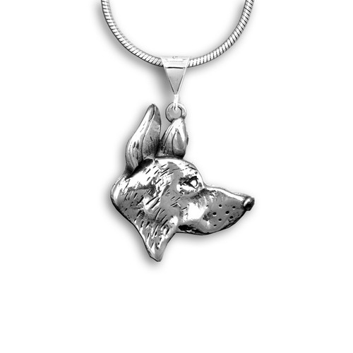 German Shepherd Charm Necklace - LoveTheBreed.com