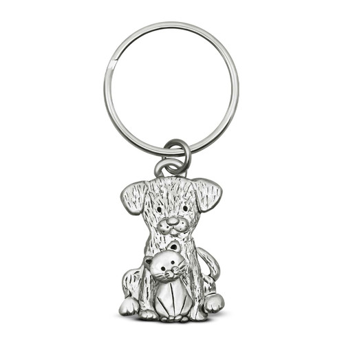Dog and Cat Keychain